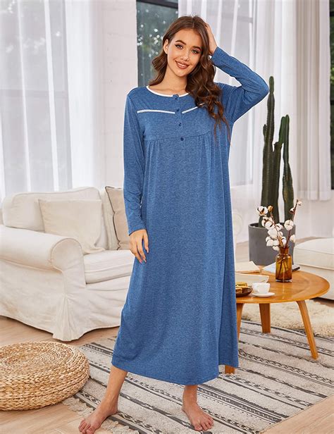 SATISFACTION PRIORITY If you have any problem with your soft night shirt dress, rest assured that we will do everything we can to make it right. . Ekouaer nightgown